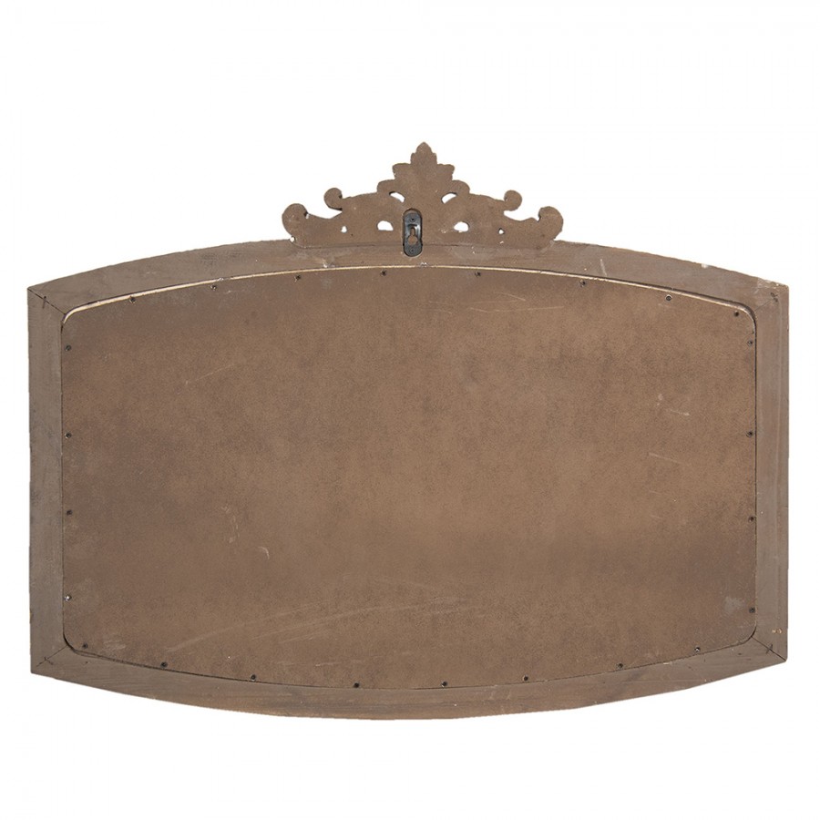 Specchio in legno decape' bianco - 72x55 cm - Clayre e Eef